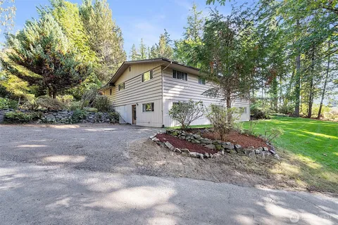 a aerial view of a house