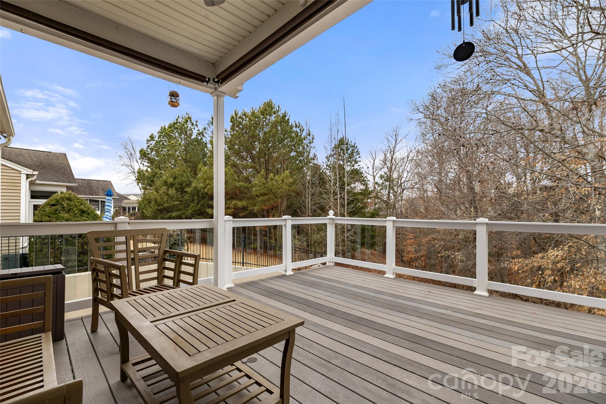 10564 Bethpage Drive Fort Mill, SC 29707 - Photo 16 of 47 a balcony with wooden floor and fence