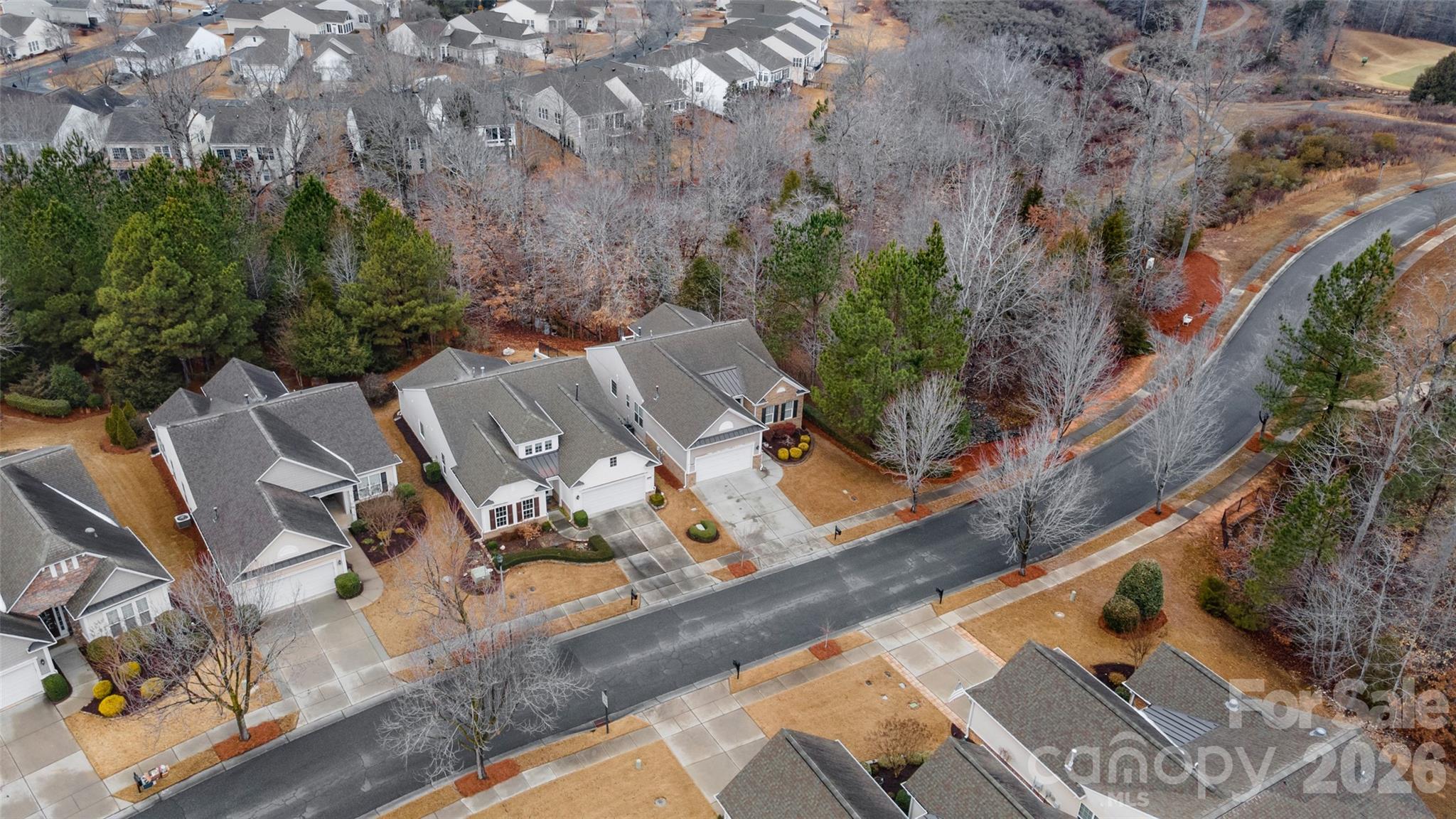 10564 Bethpage Drive Fort Mill, SC 29707 - Photo 2 of 47 an aerial view of a house with garden space and street view