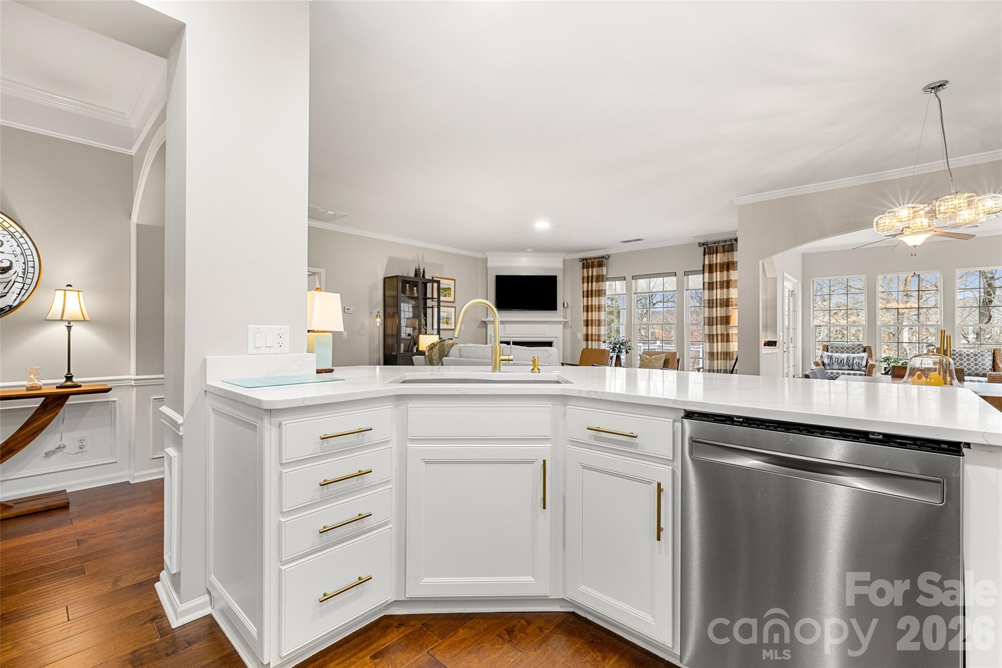 10564 Bethpage Drive Fort Mill, SC 29707 - Photo 5 of 47 a kitchen with white cabinets and sink