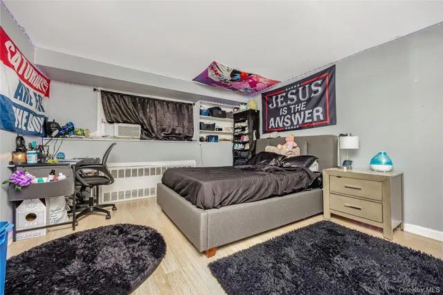 a bed room with a bed and a couch