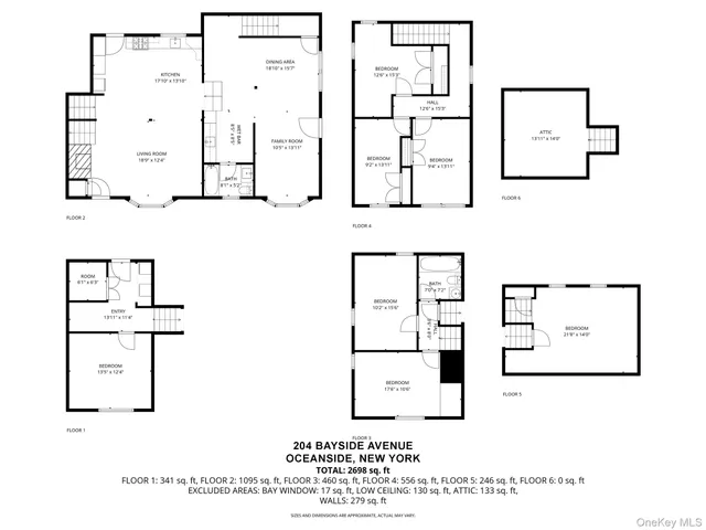 $949,000 | 204 Bayside Avenue, Oceanside, NY 11572
