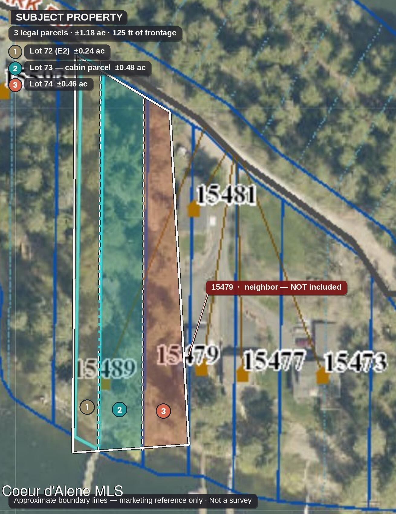 15489 North Sportsman Park Road Hayden, ID 83835 - Photo 1 of 28 Appox Lot Lines
