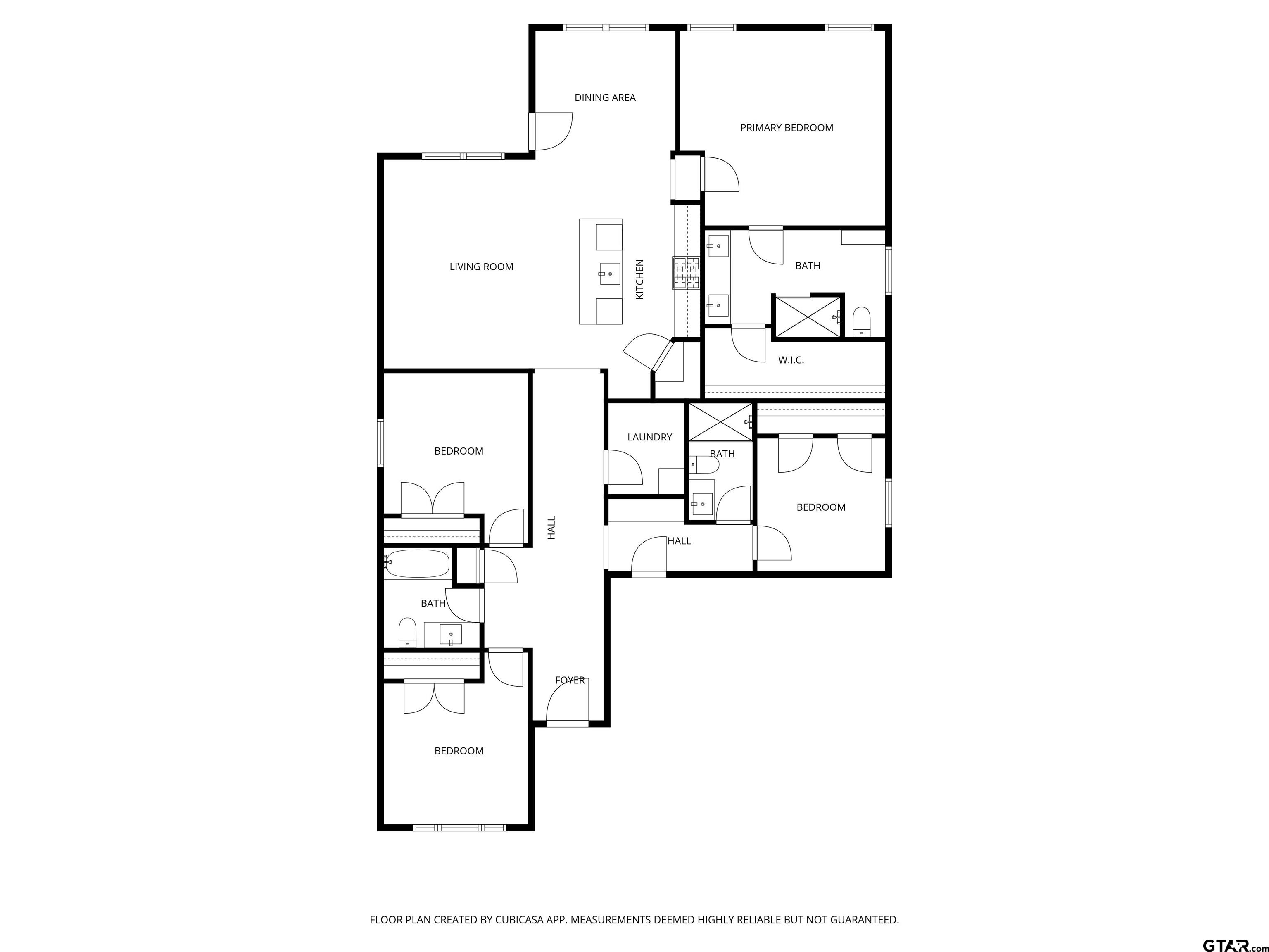 3045 Guinn Farms Road Tyler, TX 75707 - Photo 3 of 45 a picture of a floor plan