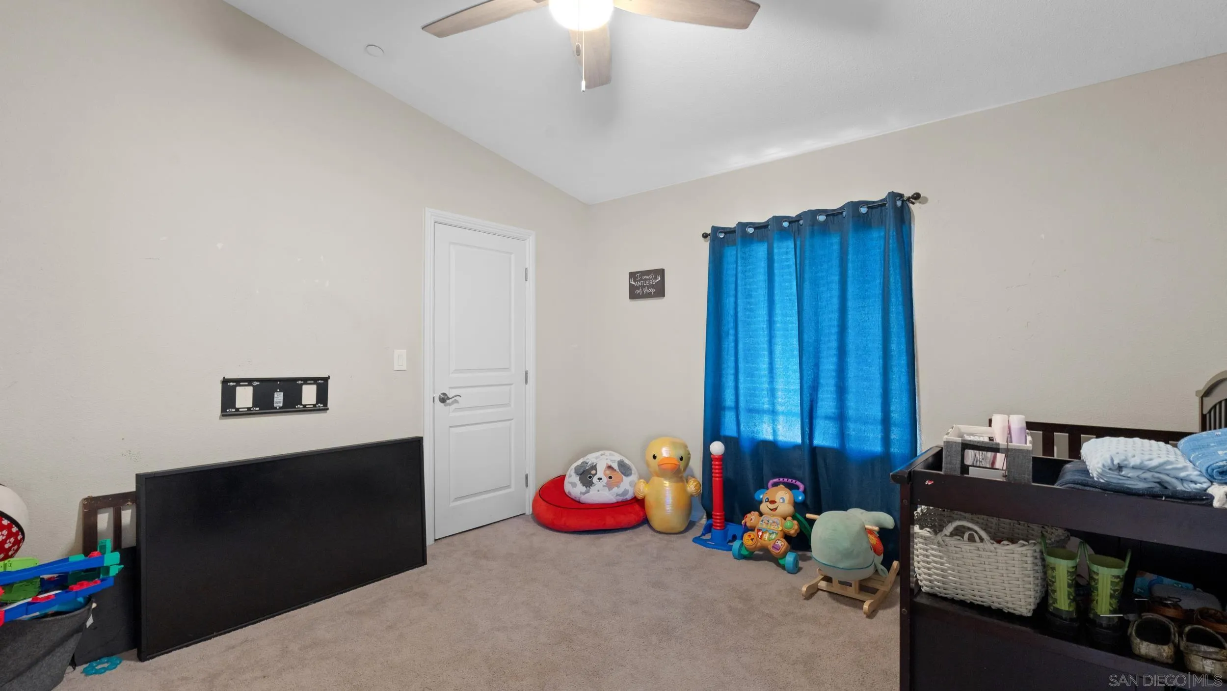 1140 Old Mountain View Road El Cajon, CA 92021 - Photo 17 of 25 a bedroom with bed and closet