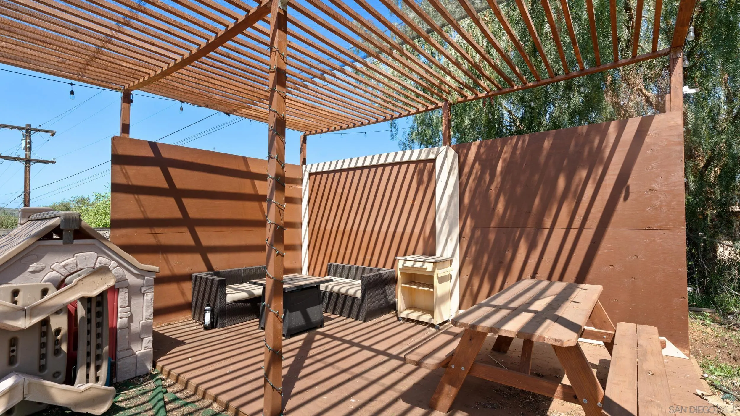 1140 Old Mountain View Road El Cajon, CA 92021 - Photo 23 of 25 a view of balcony with wooden floor