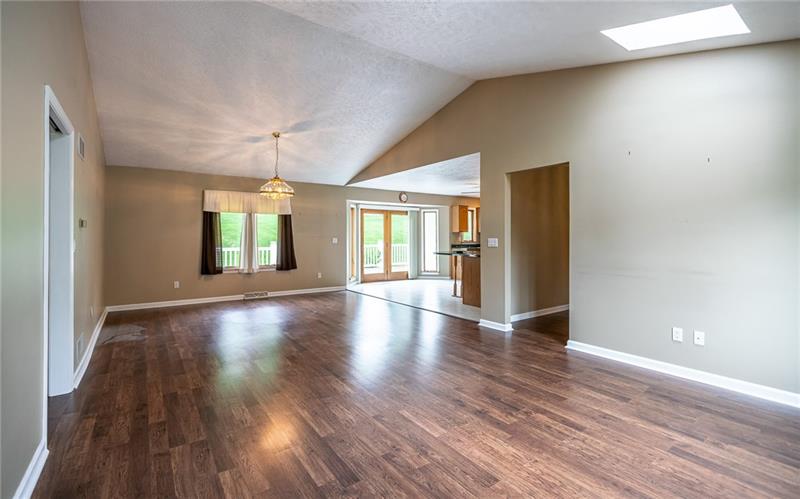 2611 Lah Road Gibsonia, PA 15044 - Photo 5 of 25 Living/Dining room of main house