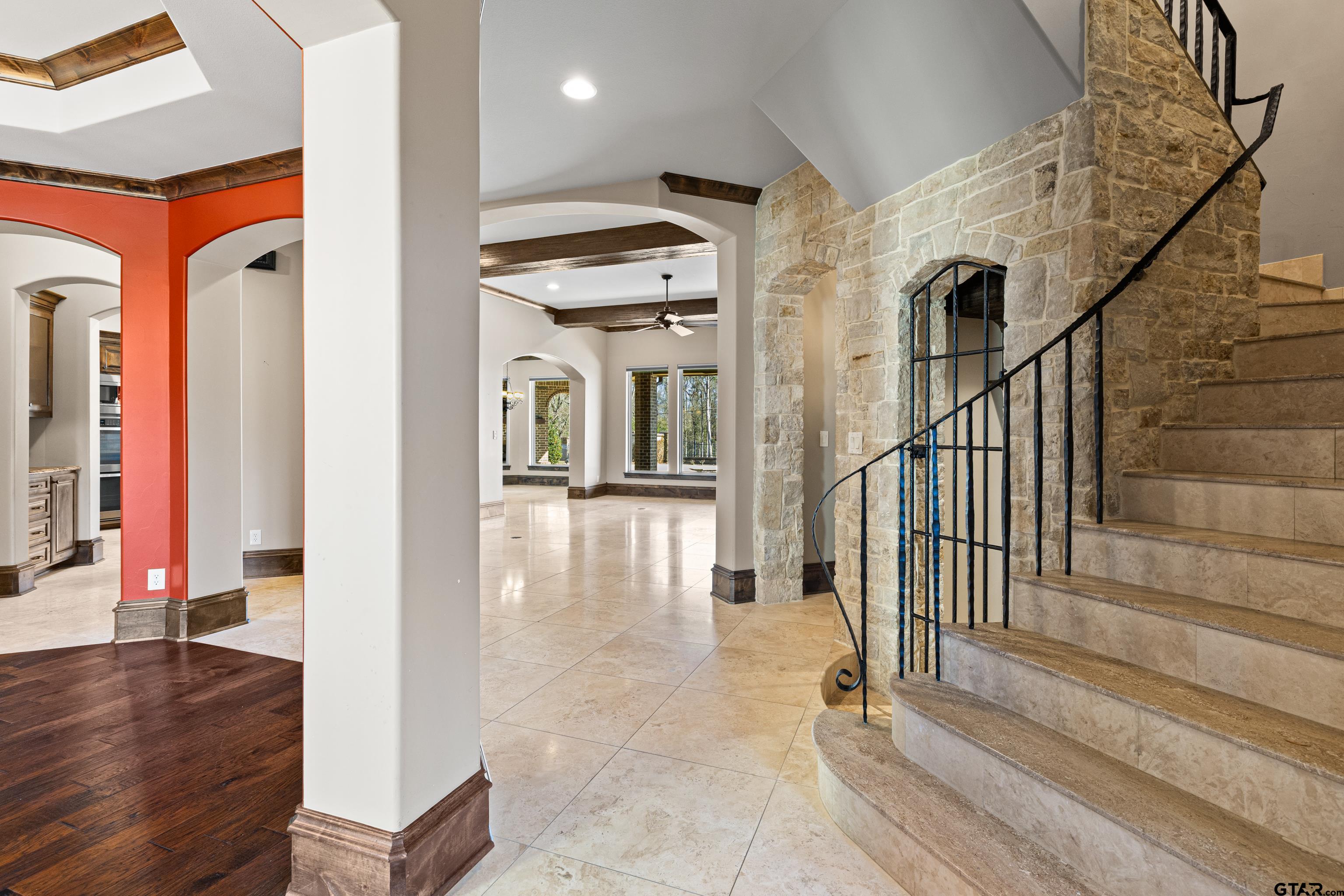 4314 Pecan Ridge Crossing Longview, TX 75605 - Photo 7 of 47 a view of entryway and hall with wooden floor