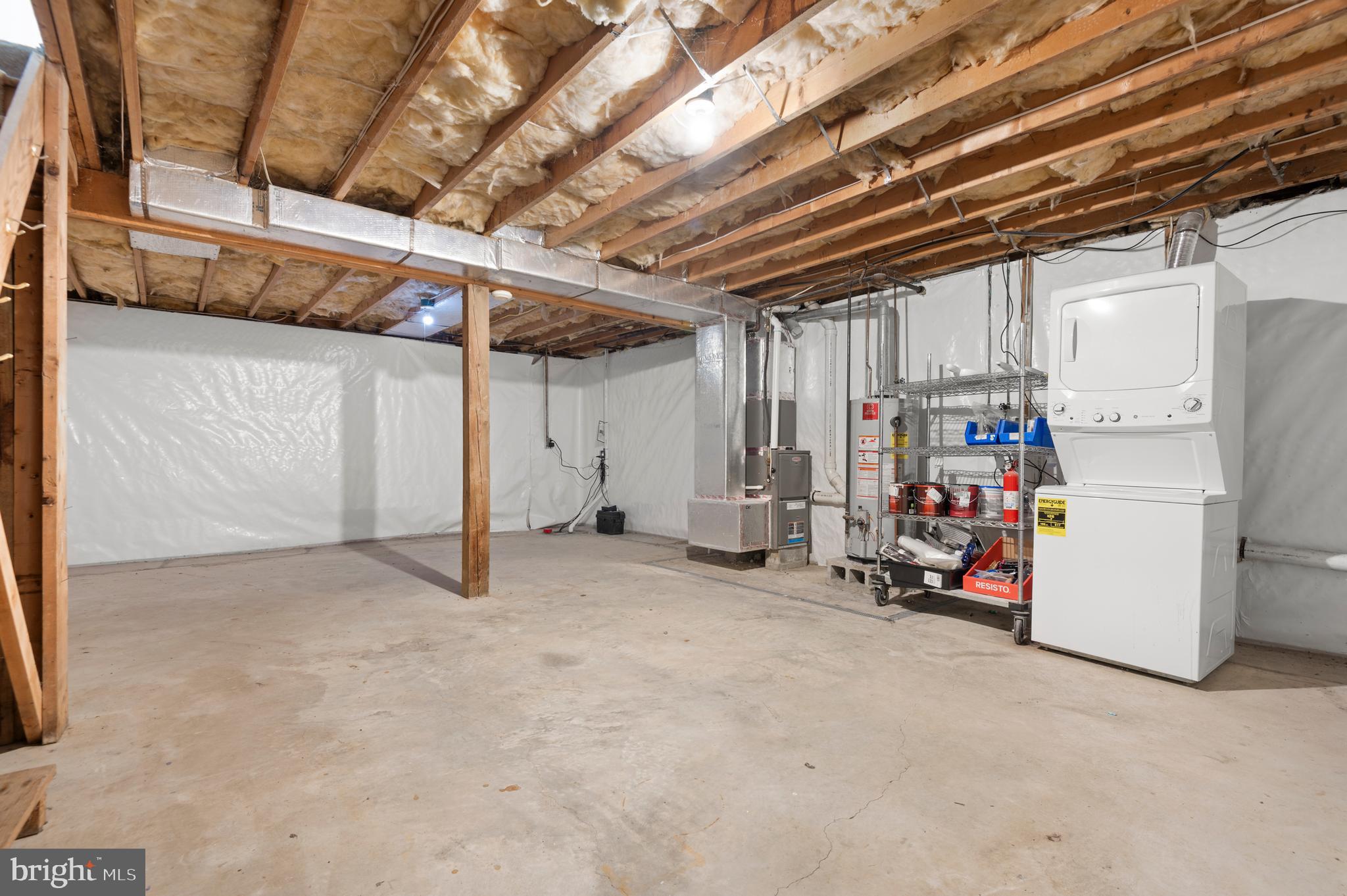 116 Edward Street Hanover, PA 17331 - Photo 27 of 33 Basement with Newer Washer and Dryer (2025)