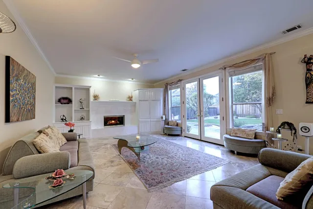 a view of front door and bedroom