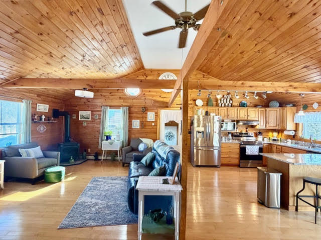 7 Emerald Acres Madison, ME 04950 - Photo 17 of 43 Open concept with vauled ceilings!