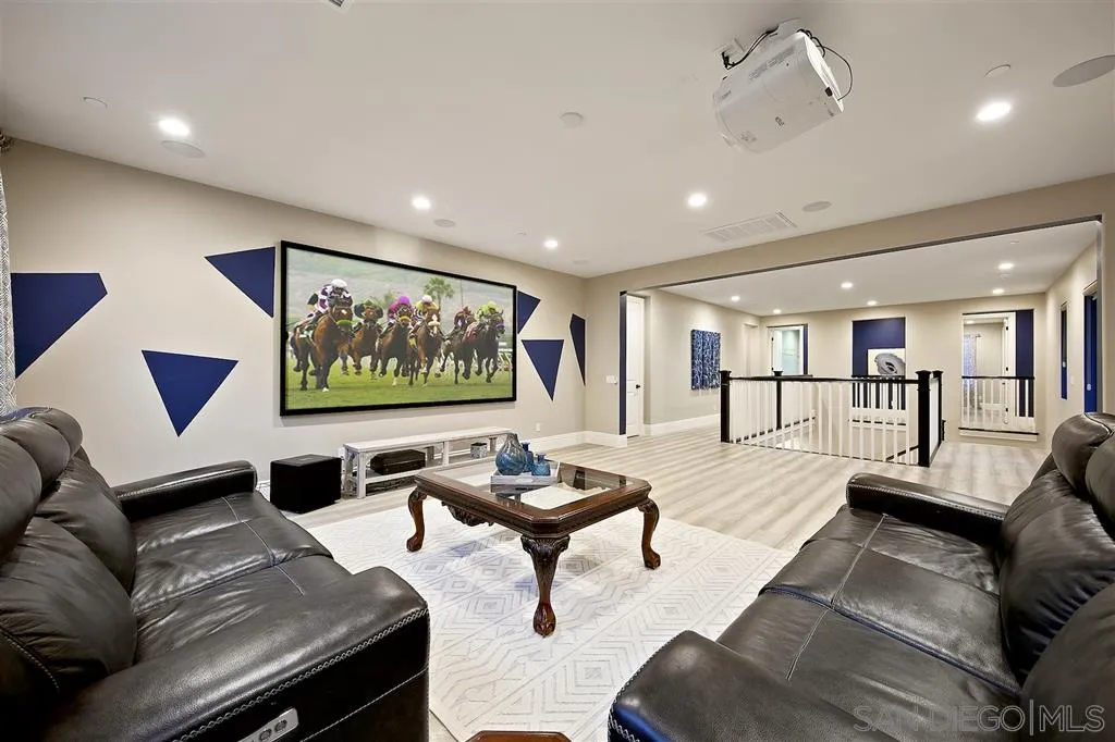 16438 Nicole Ridge Road San Diego, CA 92127 - Photo 11 of 25 a living room with furniture and a flat screen tv