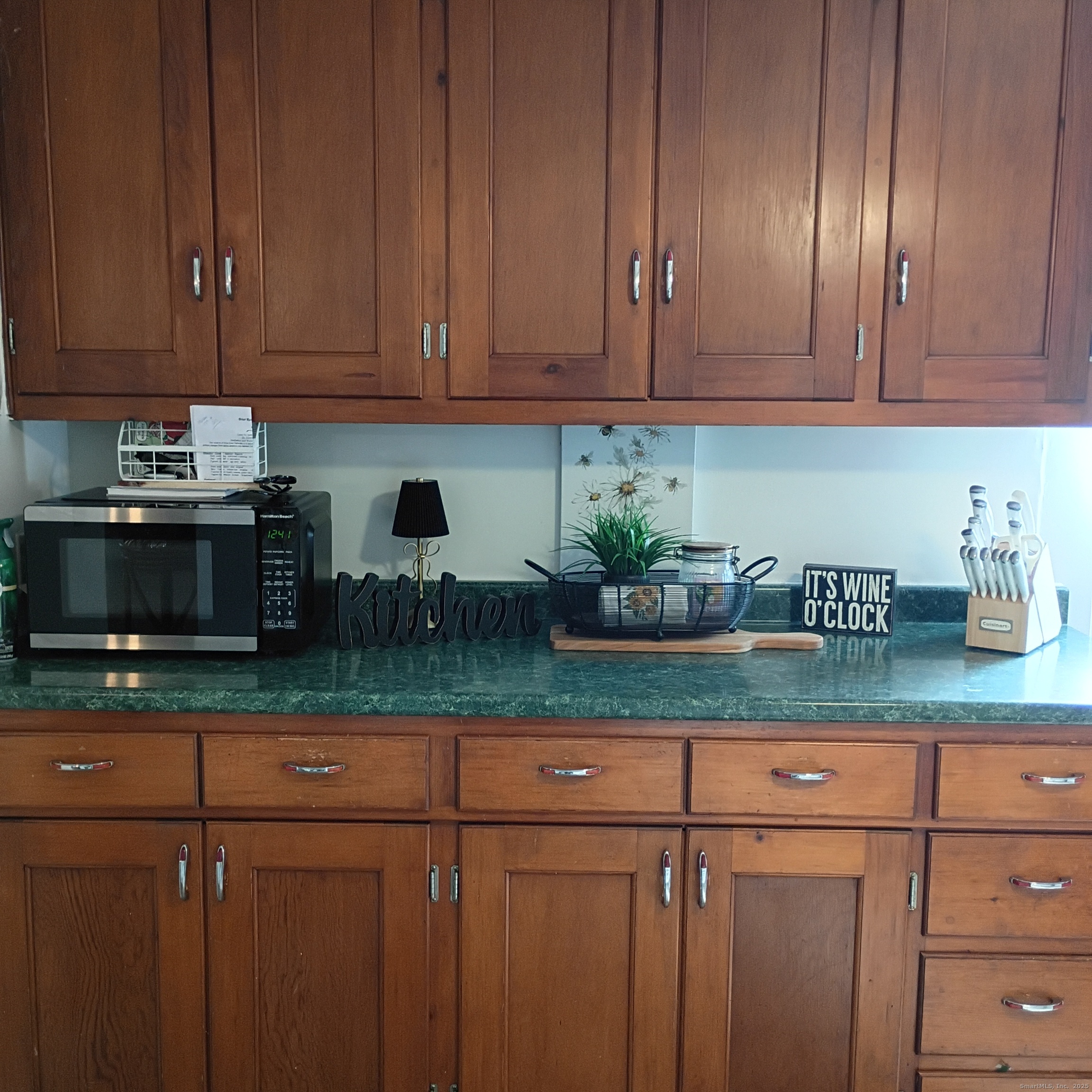 59 View Street, Unit 2 Bristol, CT 06010 - Photo 21 of 37 a kitchen with a cabinets and potted plant on the counter