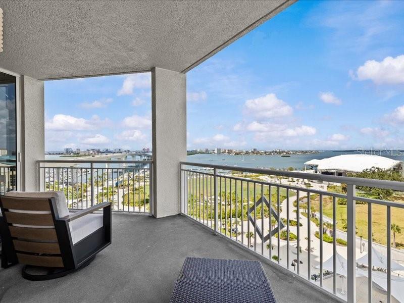 331 Cleveland Street, Unit 806 Clearwater, FL 33755 - Photo 35 of 83 a view of a city from a balcony