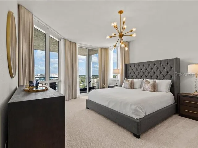 a view of a city and an ocean