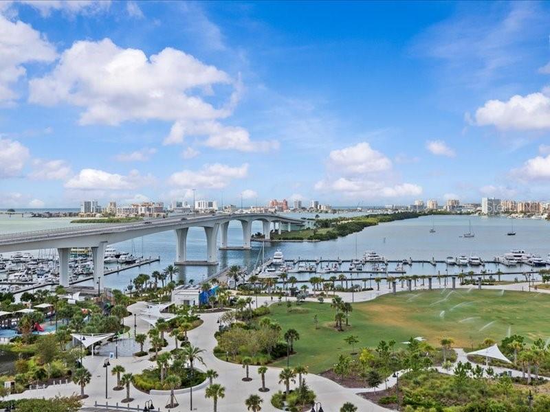 331 Cleveland Street, Unit 806 Clearwater, FL 33755 - Photo 54 of 83 a view of a lake with a city