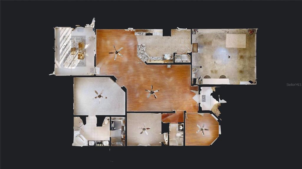 9761 Southwest 90th Street Ocala, FL 34481 - Photo 26 of 27 an aerial view of residential house with outdoor space and parking