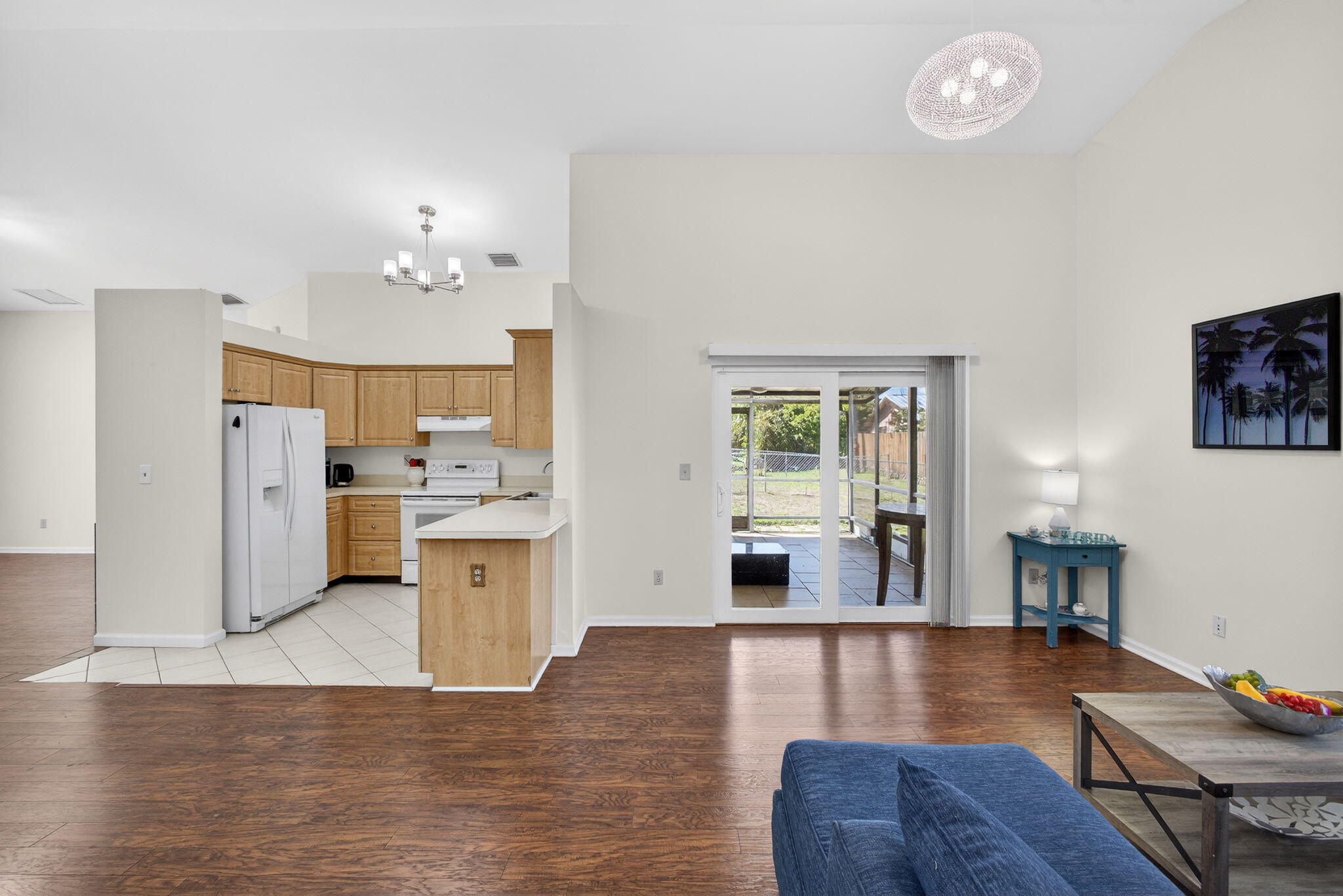 6223 Kendrick Street Jupiter, FL 33458 - Photo 17 of 45 a view of a kitchen with furniture and wooden floor