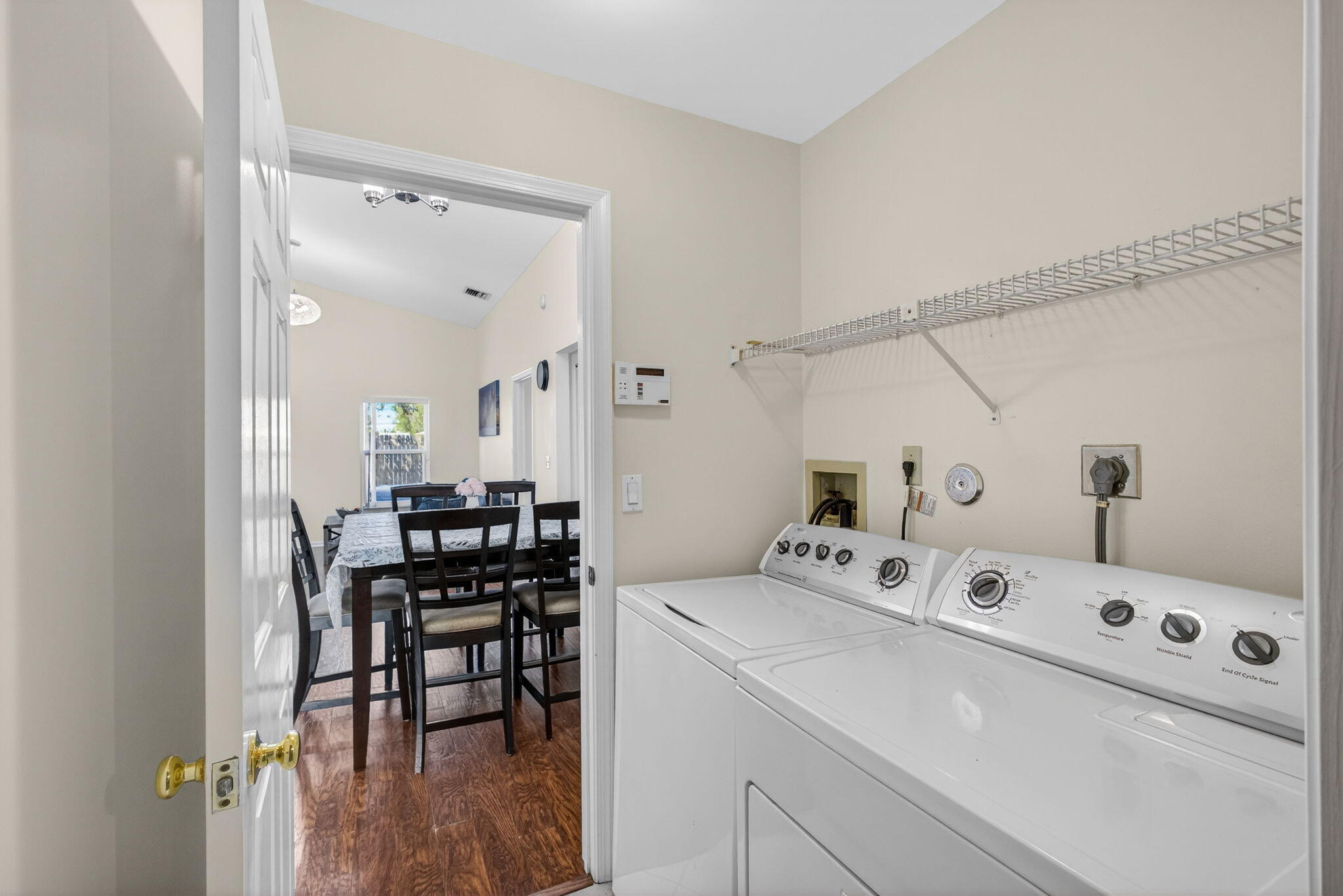 6223 Kendrick Street Jupiter, FL 33458 - Photo 5 of 45 a view of dining room with furniture and wooden floor