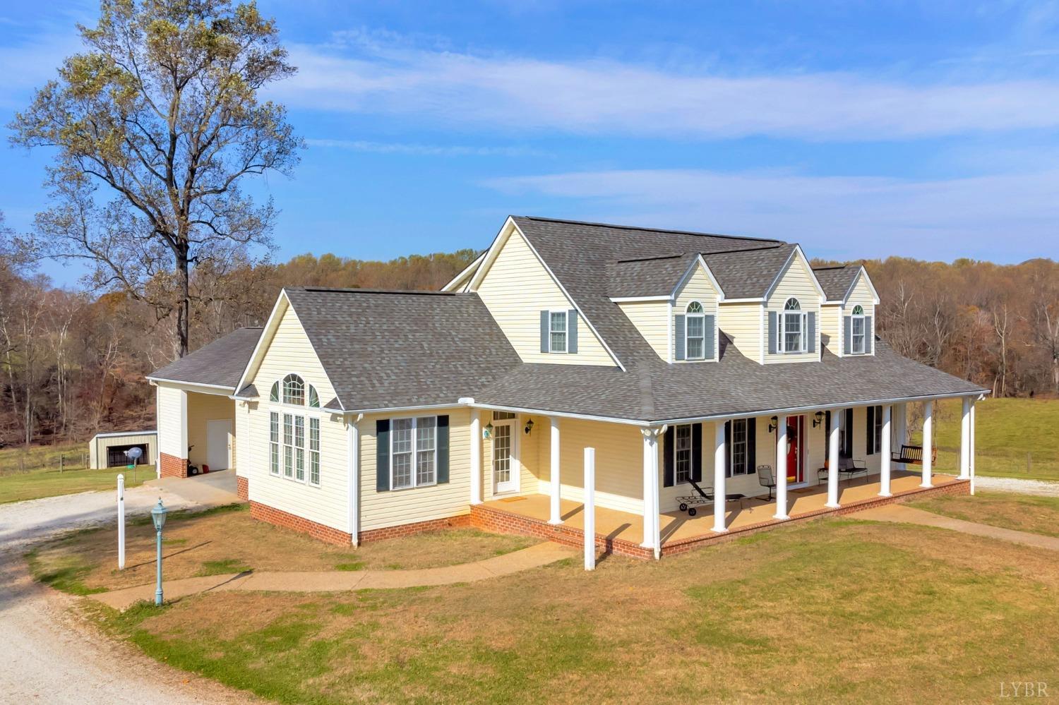 606 Allen Rosen Road Dillwyn, VA 23936 - Photo 1 of 48 a view of a house with a swimming pool