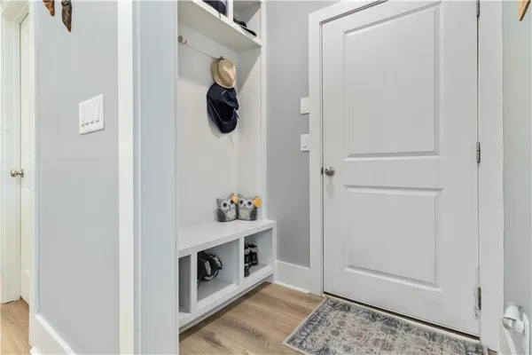a room with storage and utility
