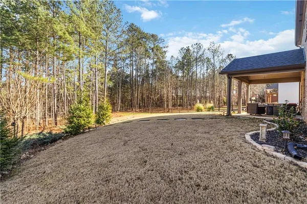 a view of outdoor space and yard