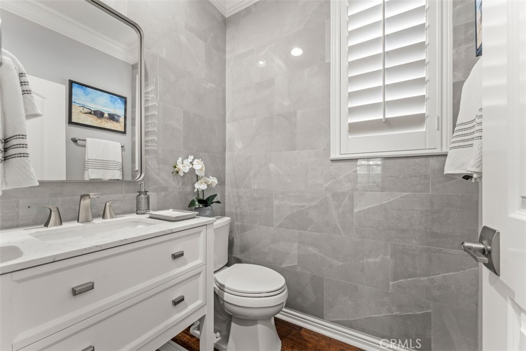 23 Vivido Street Rancho Mission Viejo, CA 92694 - Photo 12 of 44 a bathroom with a sink toilet and shower