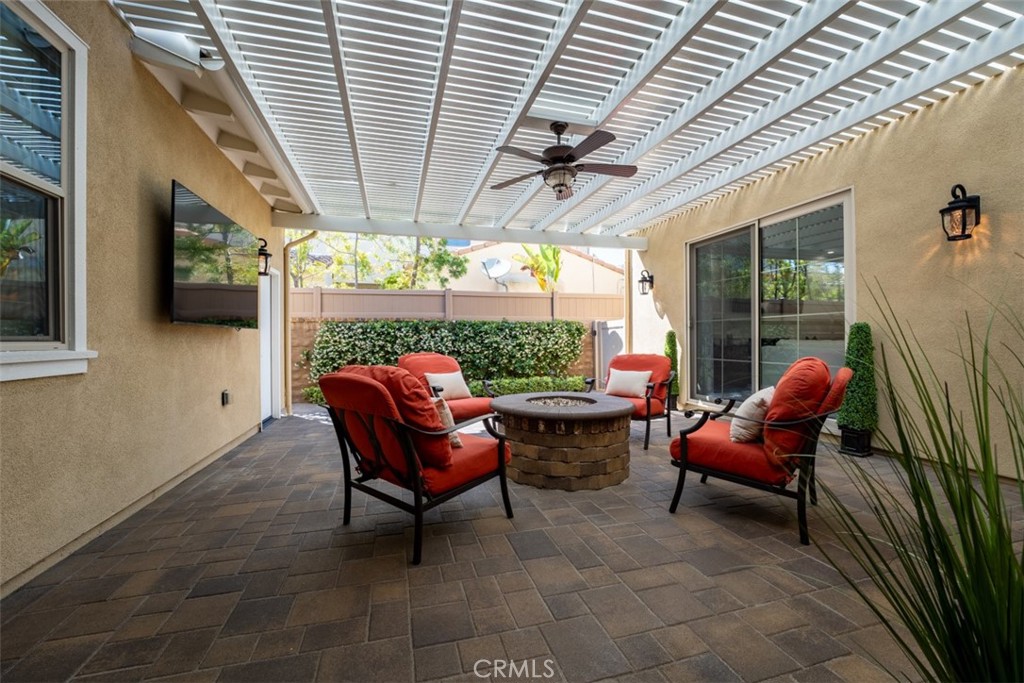 23 Vivido Street Rancho Mission Viejo, CA 92694 - Photo 28 of 44 Private Courtyard seating area with Firepit between Casita and main house