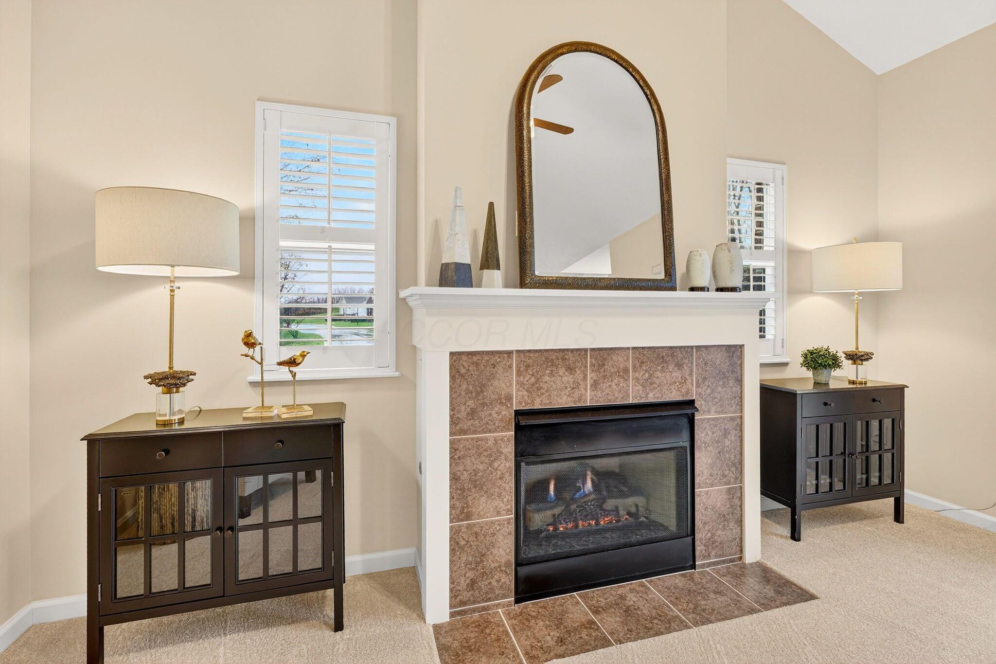 6931 Rothwell Street New Albany, OH 43054 - Photo 9 of 58 Gas fireplace with mantel