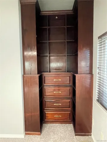 a view of walk in closet