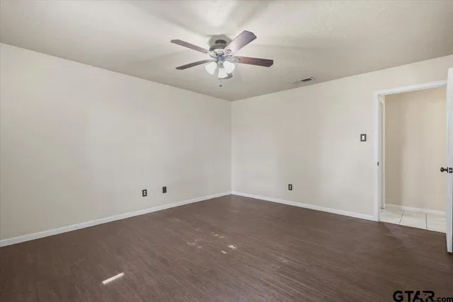 wooden floor in an empty room