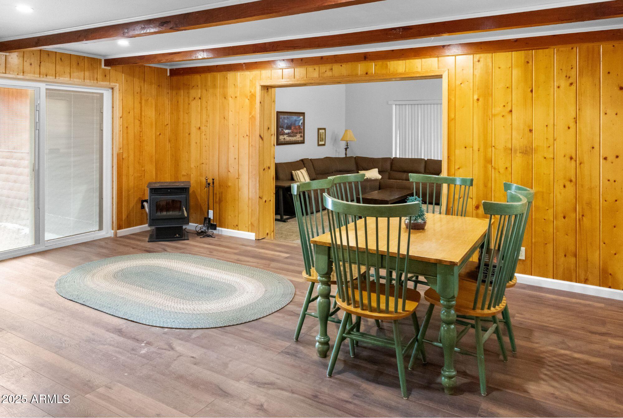 2524 Old Rim Road Forest Lakes, AZ 85931 - Photo 12 of 44 a view of a dining room with furniture and a window