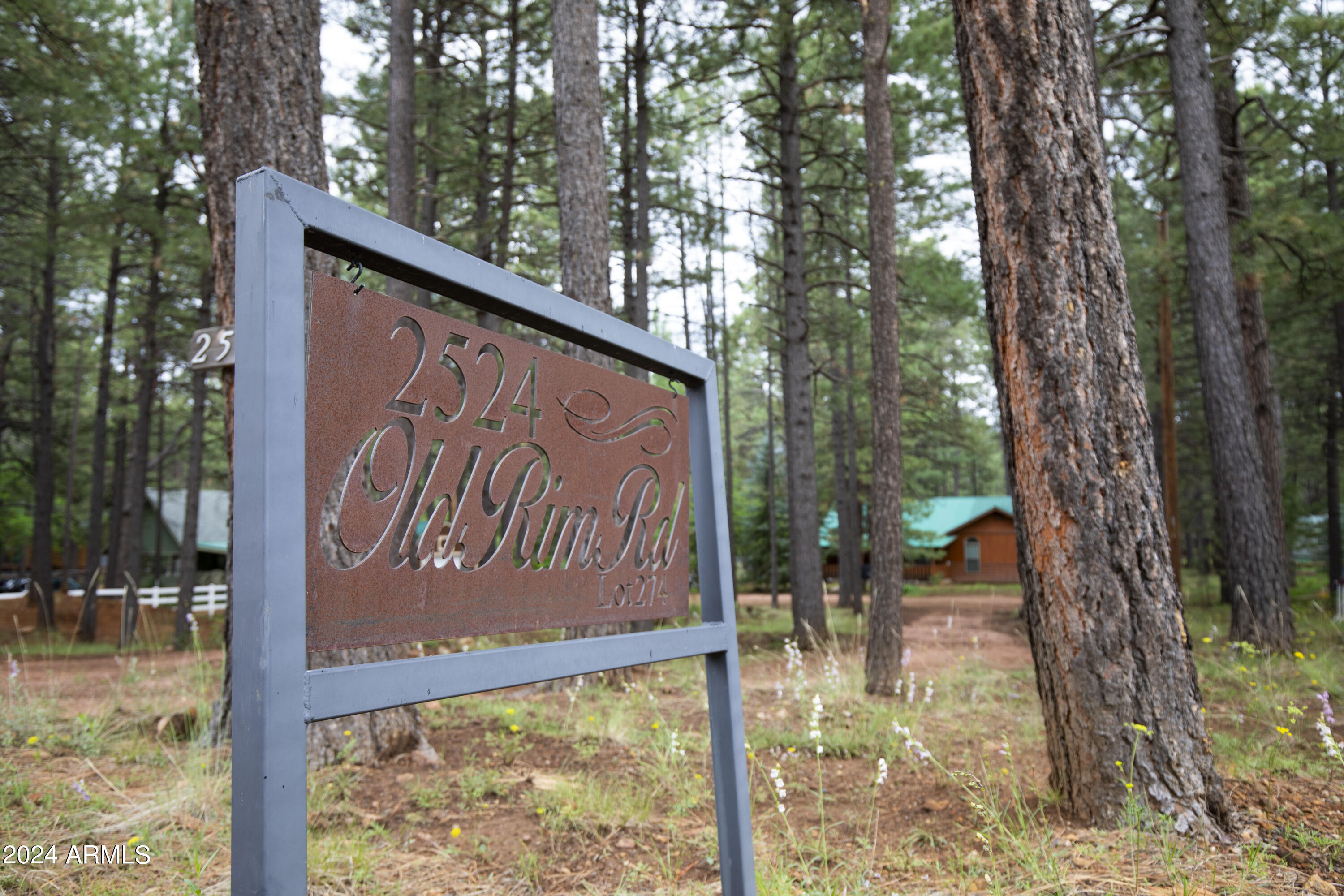 2524 Old Rim Road Forest Lakes, AZ 85931 - Photo 5 of 44 a sign broad on the side of the road