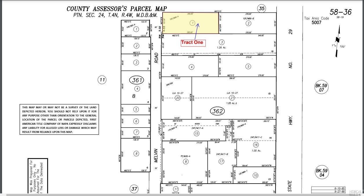 0 Melvin Road American Canyon, CA 94503 - Photo 1 of 5 unknown