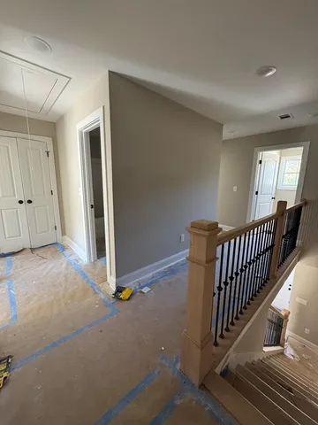 an entryway with a livingroom