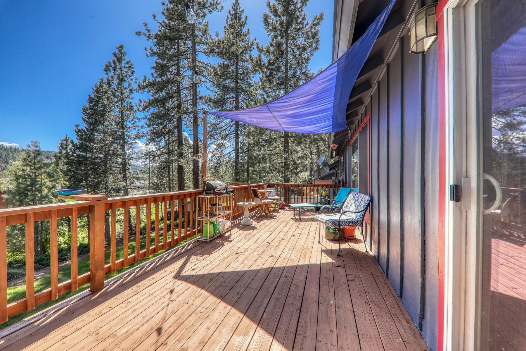 11629 Brook Lane Truckee, CA 96161 - Photo 5 of 28 a view of balcony with wooden floor and outdoor seating