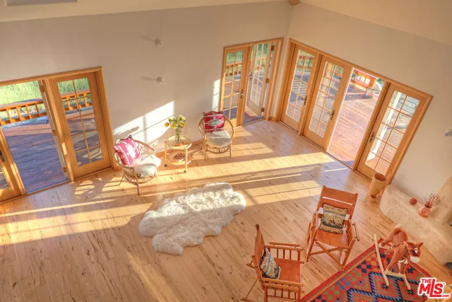 a view of a living room