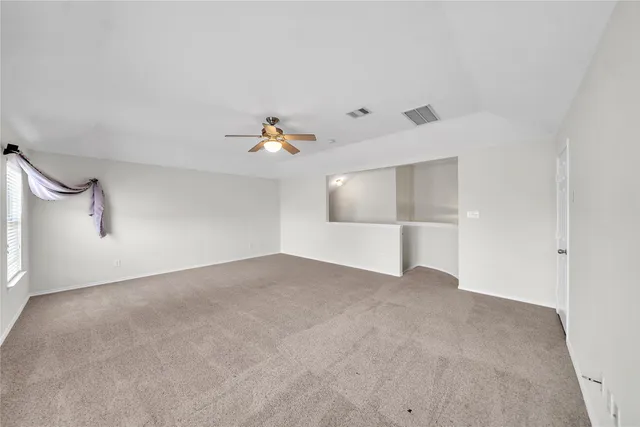 a front view of house with yard and outdoor seating