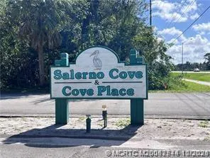 a view of a sign board