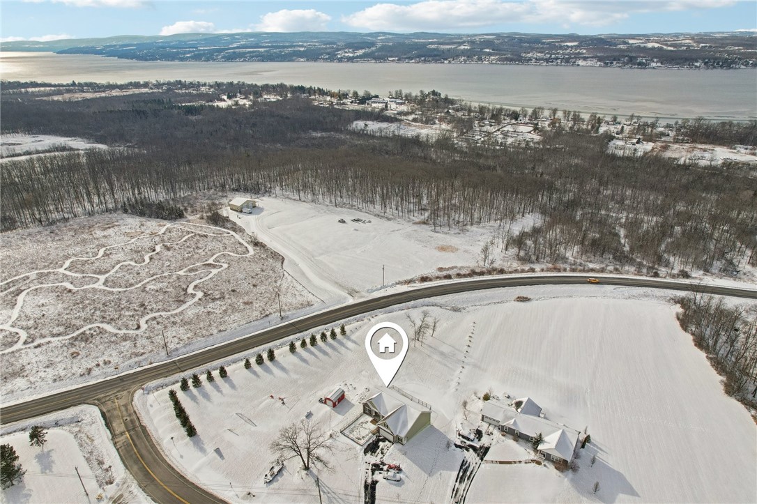 3636 Lincoln Hill Road Hopewell, NY 14424 - Photo 35 of 39 Beautiful view of Canandaigua lake from the back o