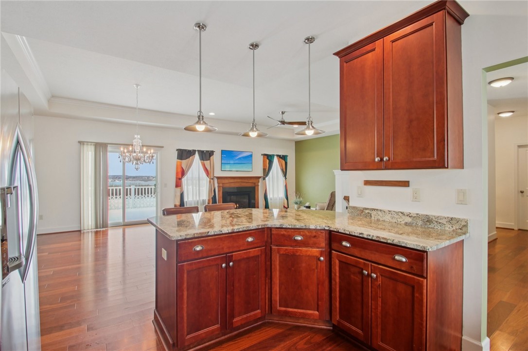 3636 Lincoln Hill Road Hopewell, NY 14424 - Photo 6 of 39 Breakfast bar with stunning granite countertop.