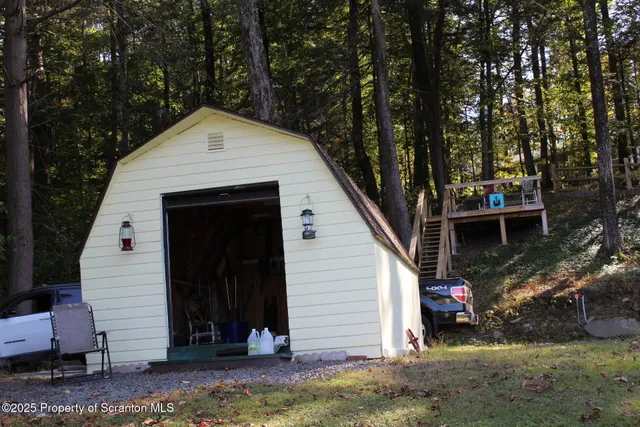 a view of a small house