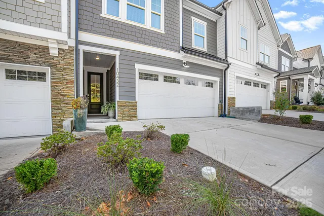 a front view of a building