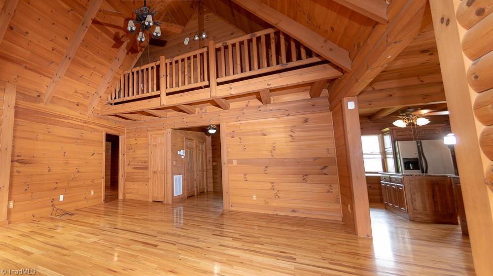 512 Vass Mill Road Laurel Fork, VA 24352 - Photo 12 of 49 Main bedroom is on the left, foyer in the center and kitchen on the right