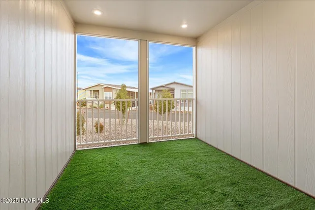 a storage room with washer and dryer