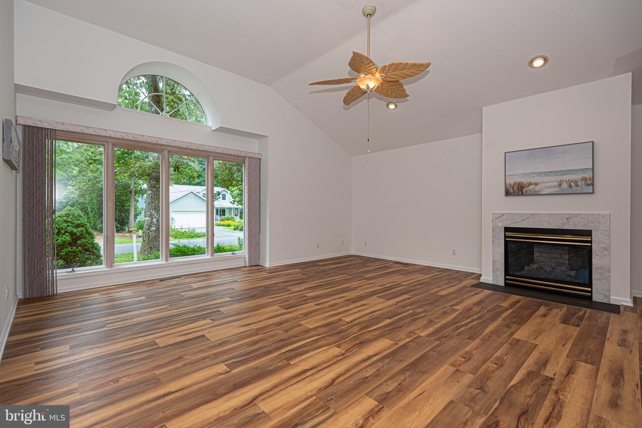 21 Beaconhill Road Ocean Pines, MD 21811 - Photo 5 of 40 Spacious Living Room w/Fireplace