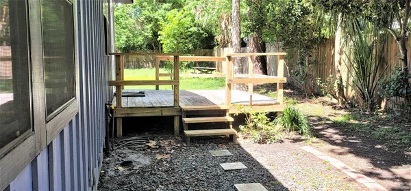 a view of outdoor space and barbecue grill