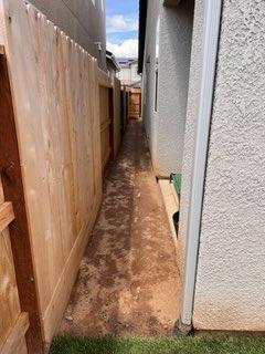 4106 Dennis Drive Clovis, CA 93619 - Photo 17 of 17 a view of a pathway door with wooden floor