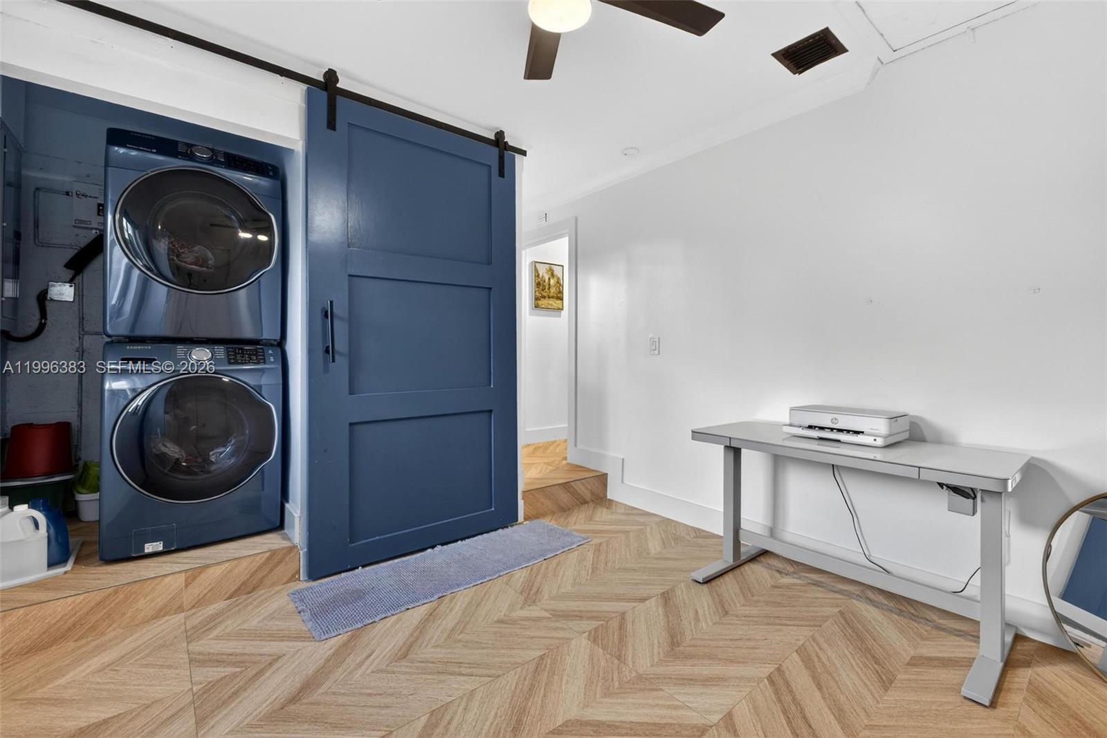 13441 Southwest 74th Street Miami, FL 33183 - Photo 27 of 51 a view of a bedroom with washer and dryer