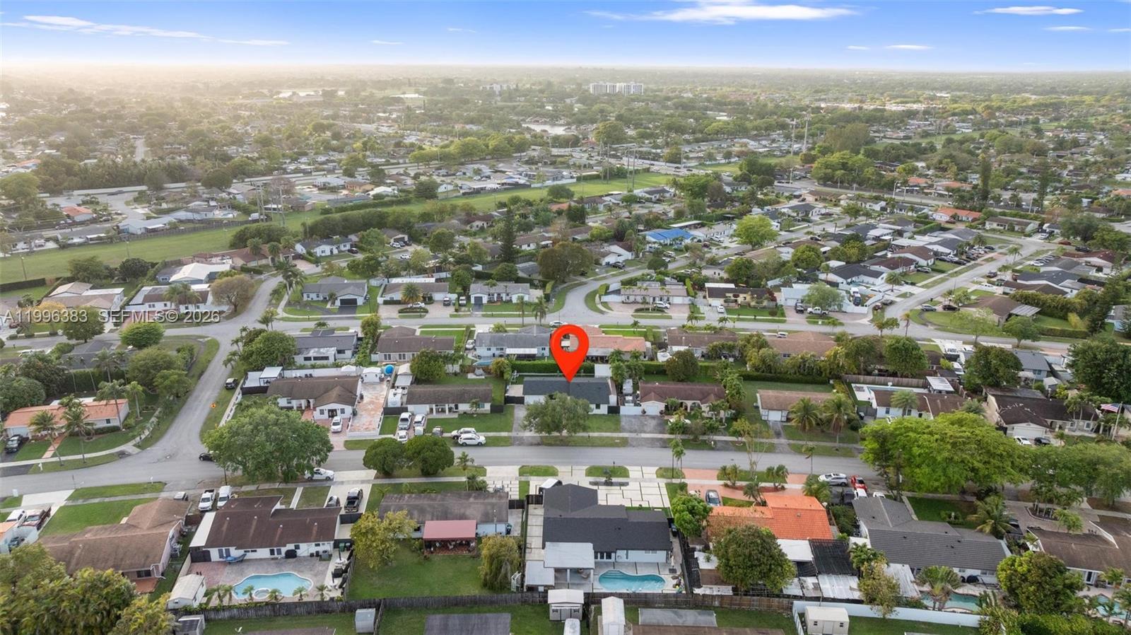 13441 Southwest 74th Street Miami, FL 33183 - Photo 45 of 51 an aerial view of lake and residential houses